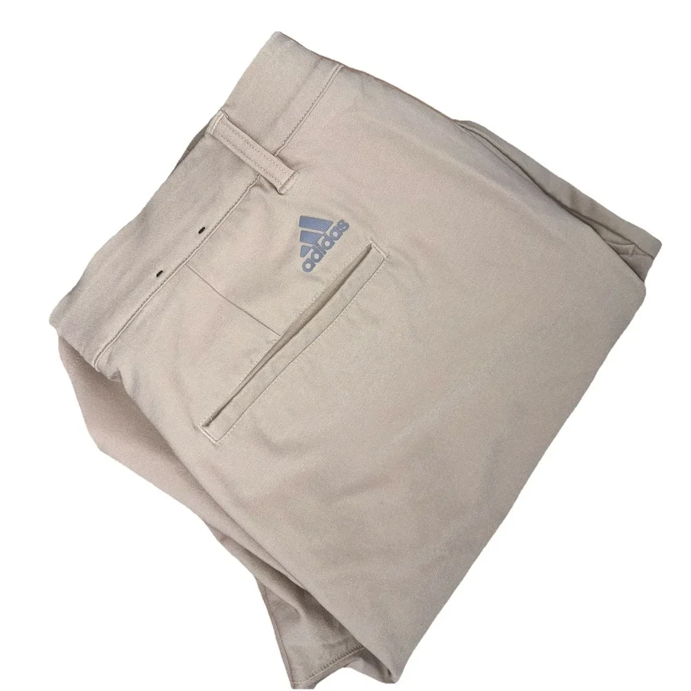 Adidas 365 Men's Golf‎ Pants 36x30 Tan Stretch Waistband